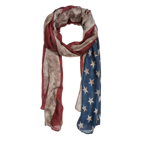 American Flag Inspired Scarf