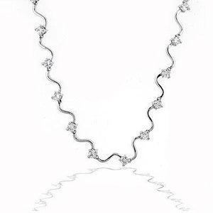 Elegant Cubic Zirconia Bridal Necklace