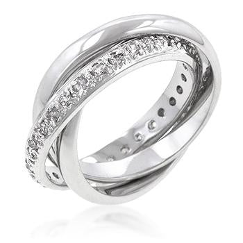 Intertwined Eternity Bands