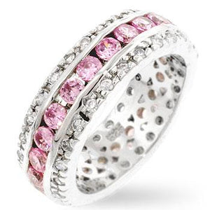 Soft Pink Eternity Band