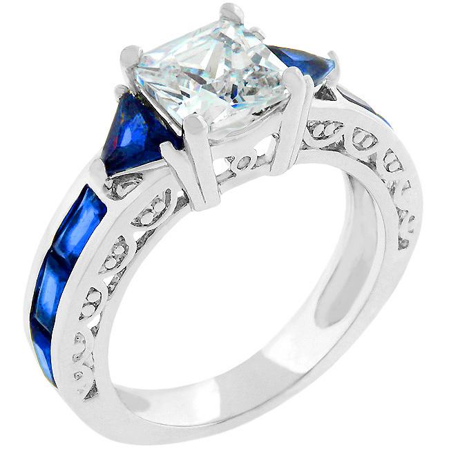 Sapphire Blue Regal Ring