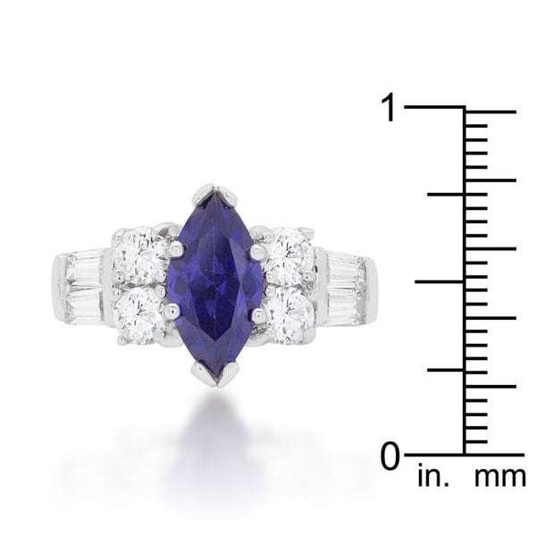 Tanzanite Purple Elegant Cocktail Ring