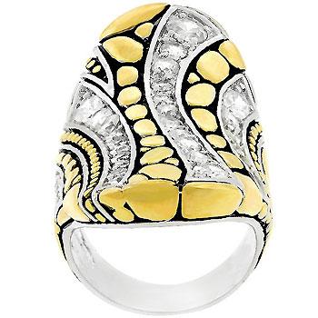 Abstract Cobblestone Ring
