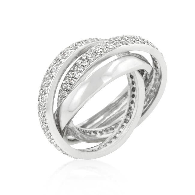 Eternity Band Triplet with Clear Cubic Zirconia