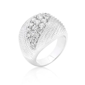Classic Cubic Zirconia Dome Ring