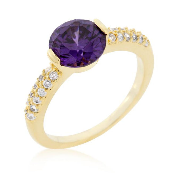 Purple Isabelle Engagement Ring