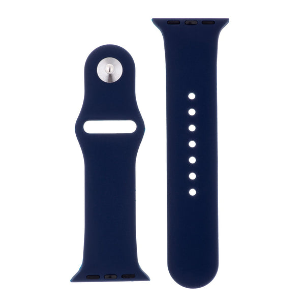Navy Blue Silicone Sports Watch Band 42mm