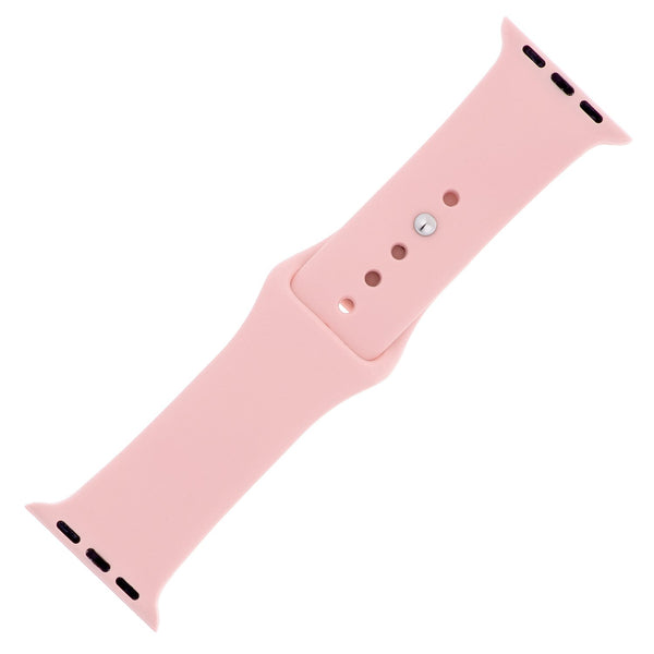 Pale Pink Silicone Sports Watch Band 38mm