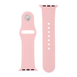 Pale Pink Silicone Sports Watch Band 38mm