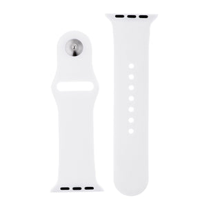 Classic White Silicone Sports Watch Band 42mm
